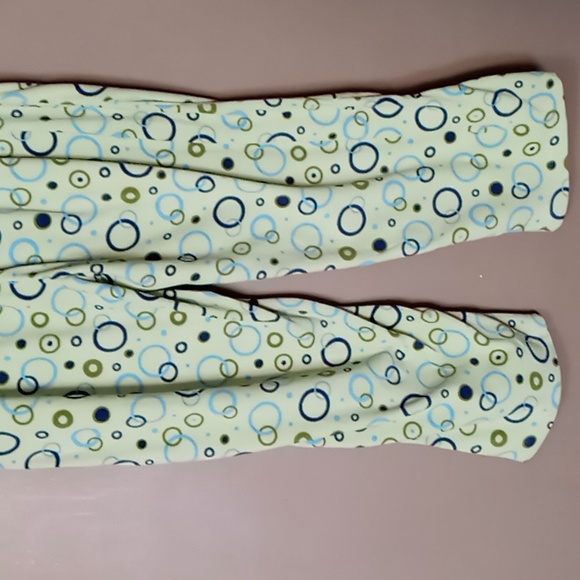 Unbranded Green/Blue Patterned Fleece Pajama Pants Size 2X (20) - Picture 5 of 6